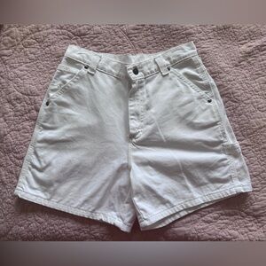 Vintage Lee Carpenter white shorts
